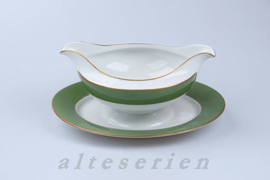 Sauciere mit Teller einteilig