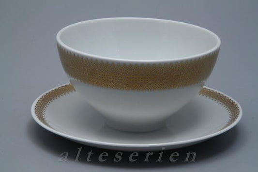 einteilige Sauciere mit Teller