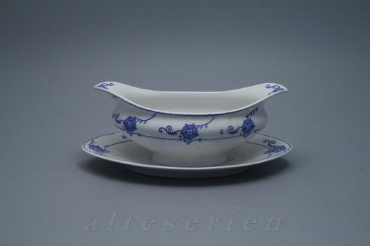 einteilige Sauciere mit Teller