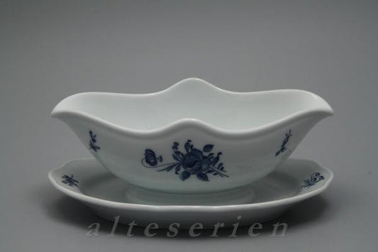 Sauciere mit Teller einteilig