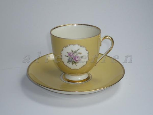 Kaffeetasse mit Untere gelb