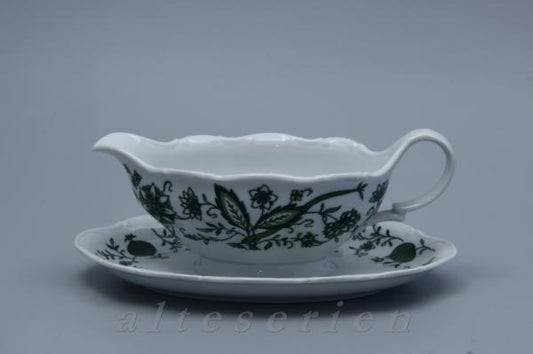 Sauciere mit Teller einteilig