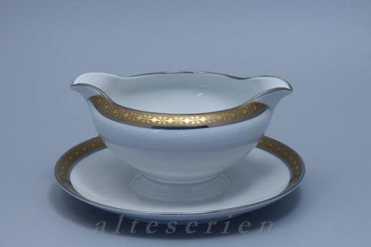 einteilige Sauciere mit Teller