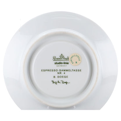 Untertasse für Mokka Espresso - Nr. 4 B. Doege II. Wahl