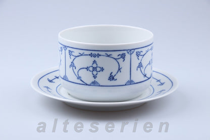 Sauciere mit Teller einteilig