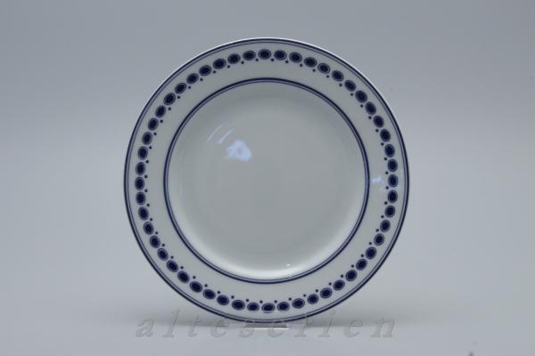 Kuchenteller Blaue Ovale