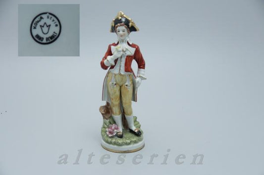 Porzellanfigur Kavalier Edelmann