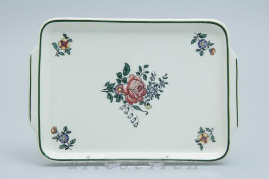 Butterplatte mit Griffen eckig altes Modell