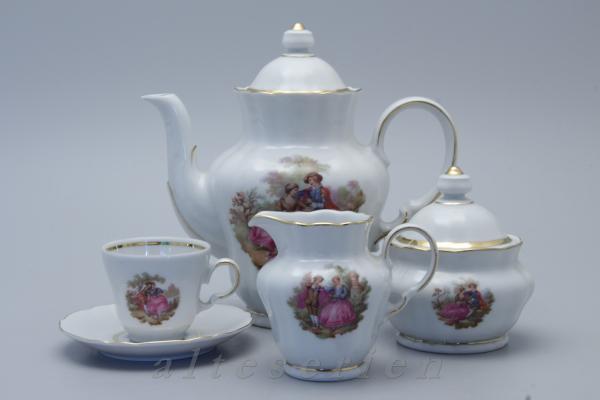 Mokkaservice für 5 Personen