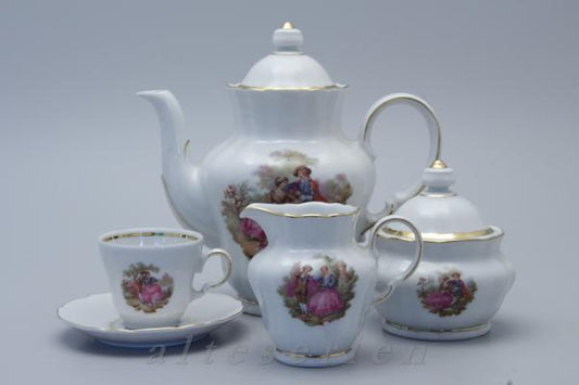 Mokkaservice für 5 Personen