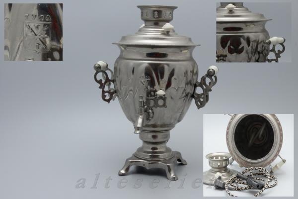 Samovar ohne Kanne mit Elektrokabel