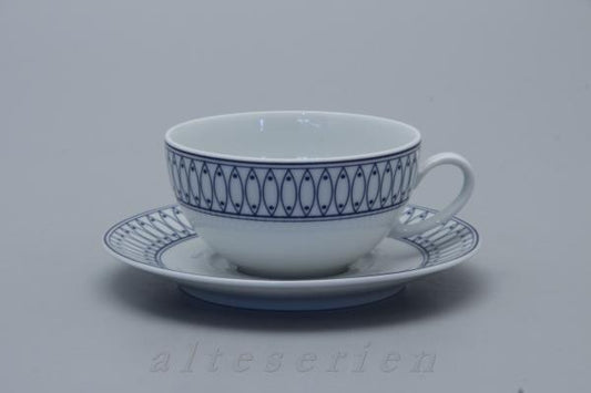 Ostfriesenteetasse mit Untere Diamantendekor