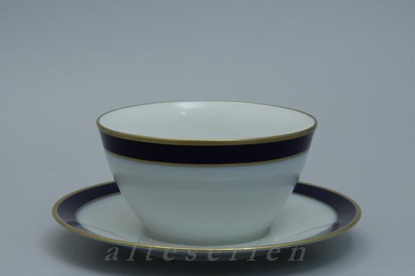 Sauciere mit Teller einteilig