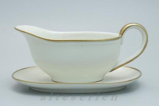 einteilige Sauciere mit Teller