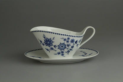 Sauciere mit Teller einteilig