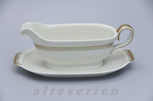 einteilige Sauciere mit Teller