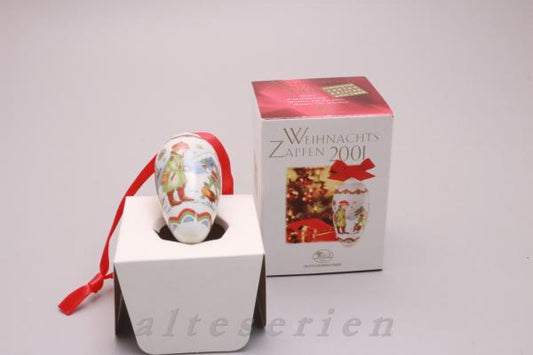 Weihnachtszapfen 2001 - Vogelfütterung