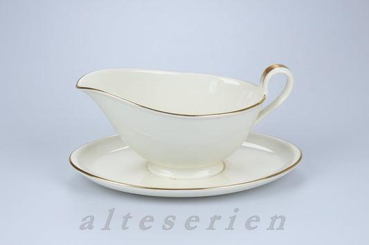 Sauciere mit Teller einteilig