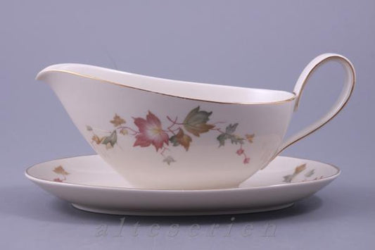 Sauciere mit Teller einteilig