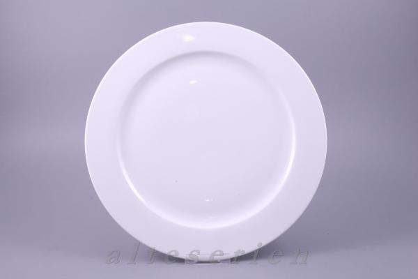 Servierplatte uni weiß