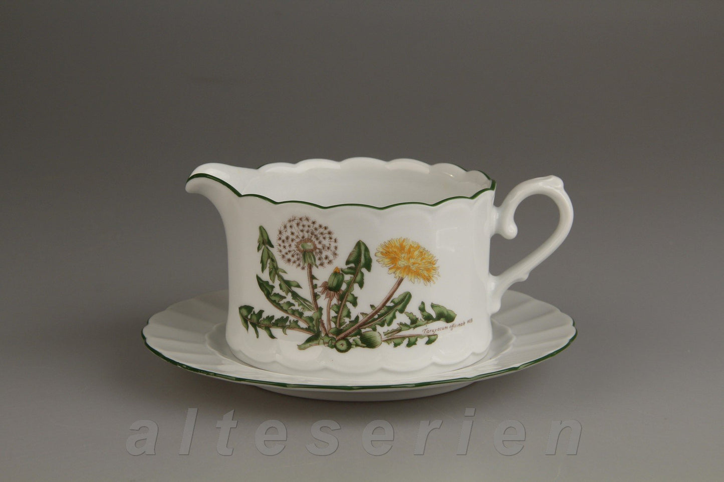 Sauciere mit Teller 2-tlg