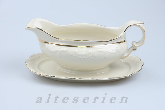 Sauciere mit Teller einteilig