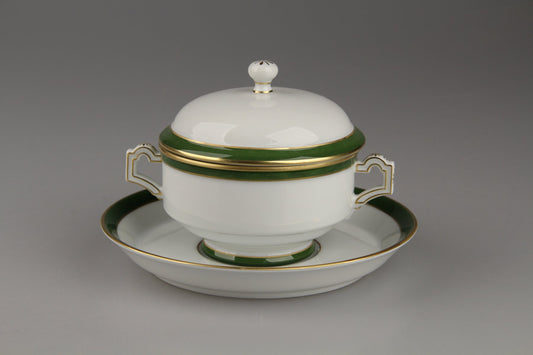 Suppentasse mit Untere mit Deckel 3 tlg.