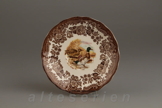 Untertasse für Suppe mit Spiegel Enten