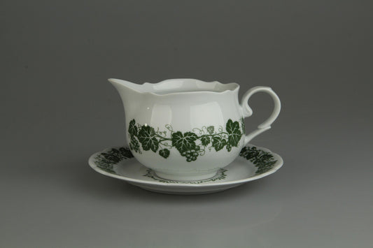 Sauciere mit Teller 2-tlg