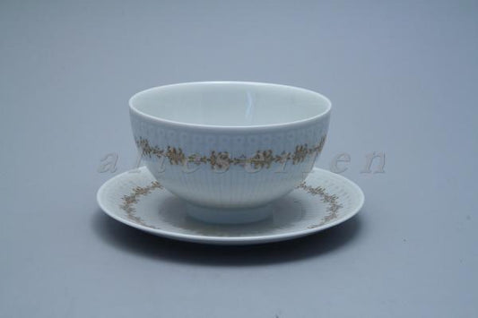 einteilige Sauciere mit Teller