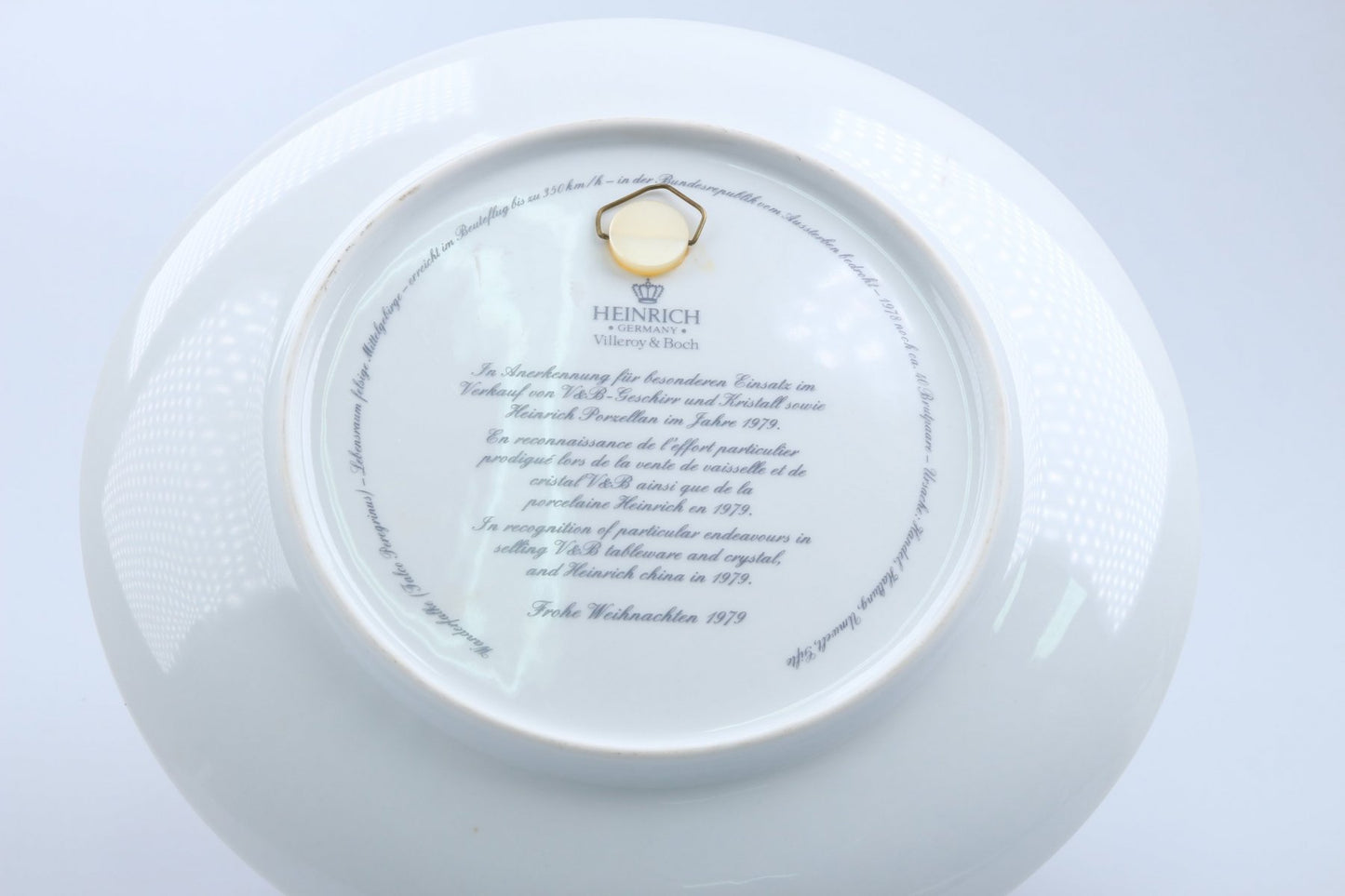 Sammelteller Faust Weihnachten 1979