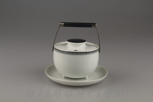 Sauciere mit Teller u. Deckel 3-tlg