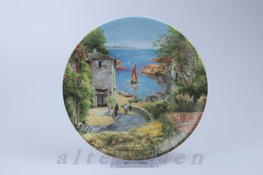 Sammelteller Scène d´un port en Provence