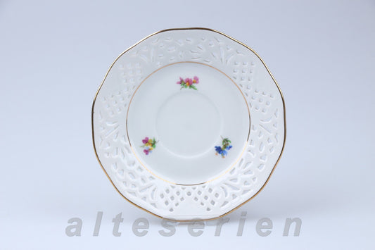 Untertasse für Kaffee Blumenbouquet