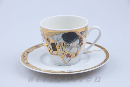 Kaffeetasse mit Untere Der Kuss