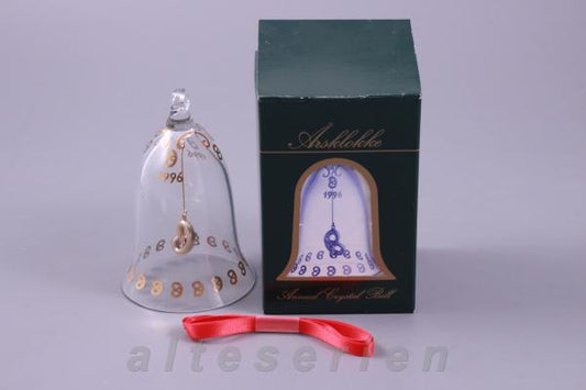 Jahresglocke aus Glas Crystal Year Bell 1996 OVP