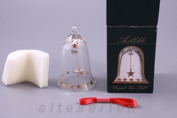 Jahresglocke aus Glas Crystal Year Bell 1994 OVP