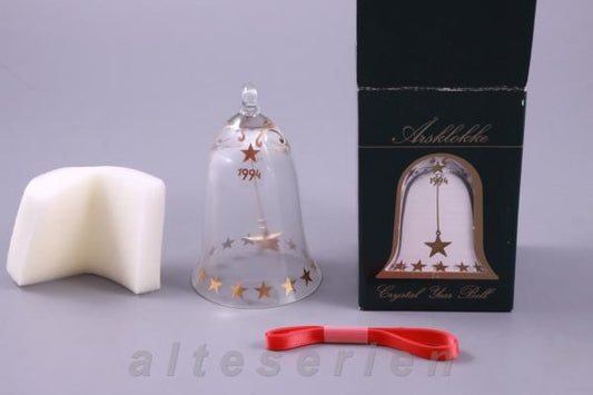 Jahresglocke aus Glas Crystal Year Bell 1994 OVP
