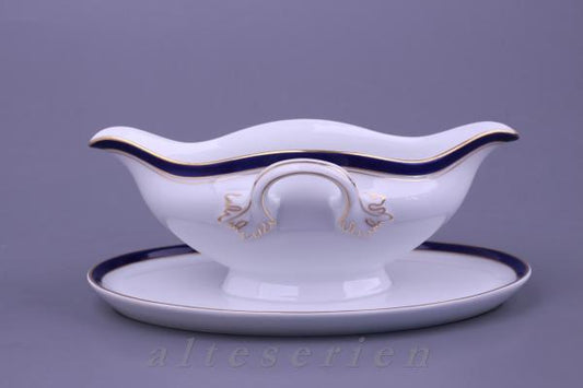 Sauciere mit Teller einteilig