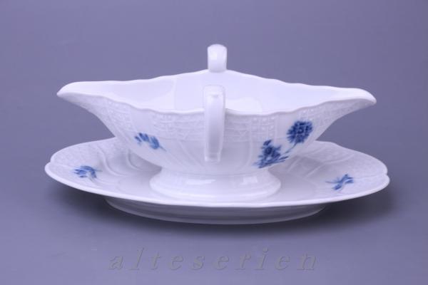 Sauciere mit Teller einteilig