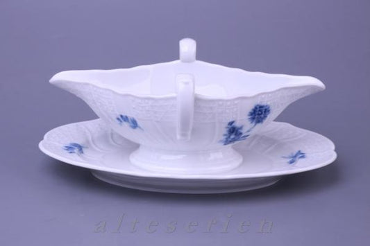 Sauciere mit Teller einteilig