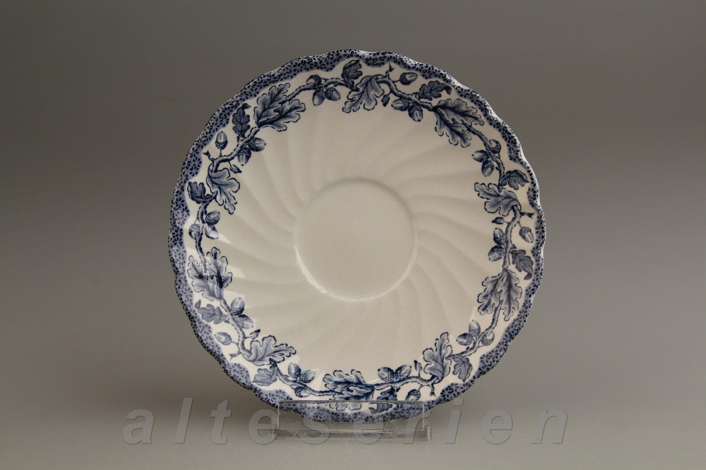 Untertasse für Kaffee mit Teildekor