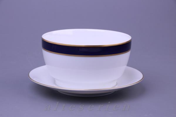 Sauciere mit Teller einteilig