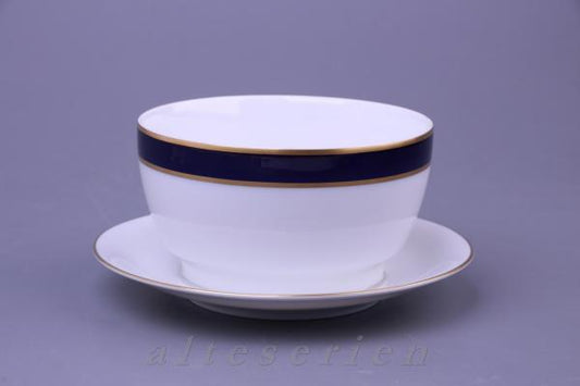 Sauciere mit Teller einteilig