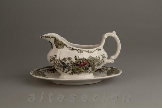 Sauciere mit Teller einteilig