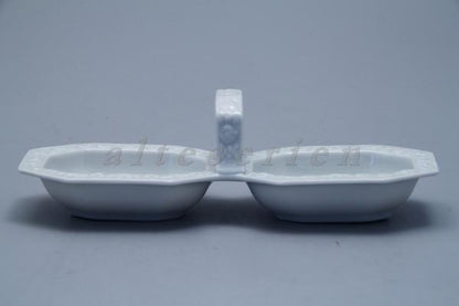 Menage für Salz und Pfeffer L 17,2 cm (Rarität)