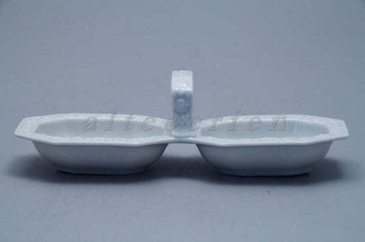 Menage für Salz und Pfeffer L 17,2 cm (Rarität)