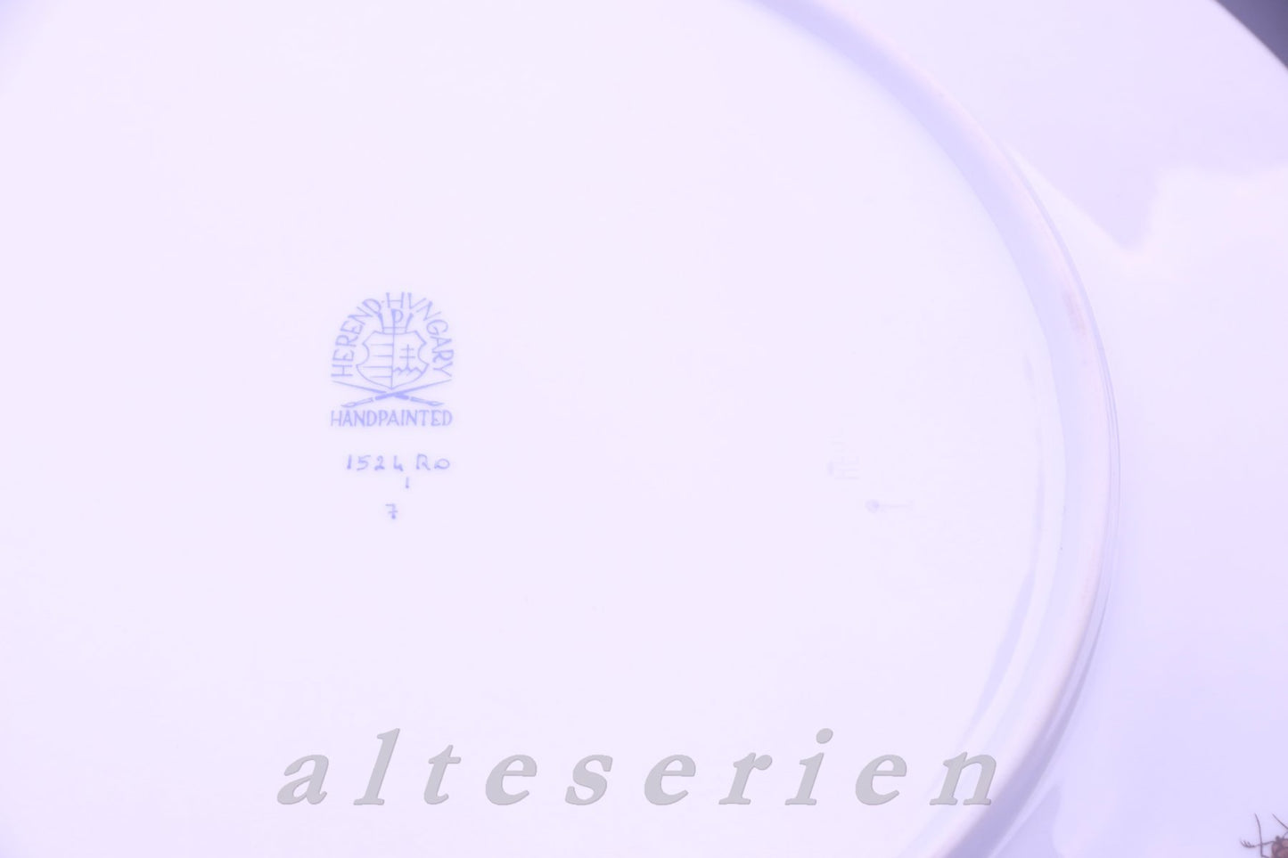 Speiseteller - Modell 1524 - Typ III