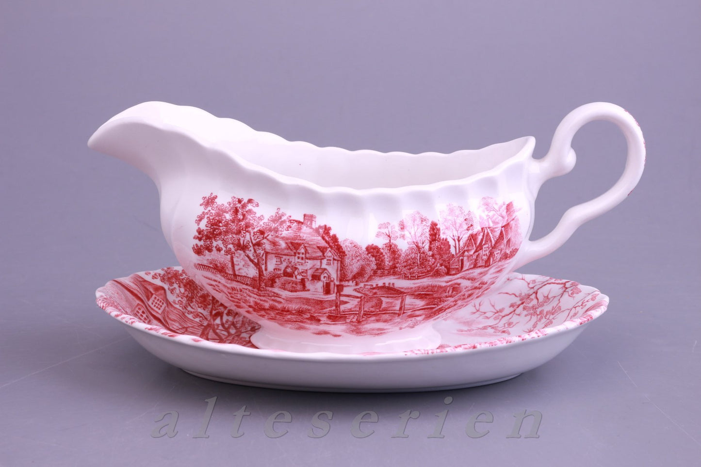 Sauciere mit Teller 2-tlg