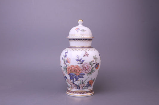 Deckelvase mittelgroß